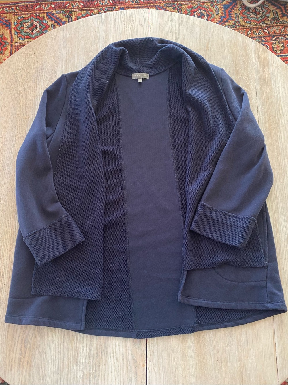 Habitat Navy Open-Front Blazer Jacket